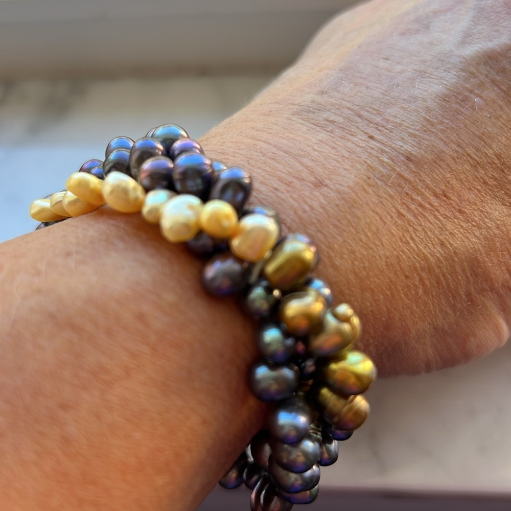 Freshwater pearl bracelet - Picture 4 of 5